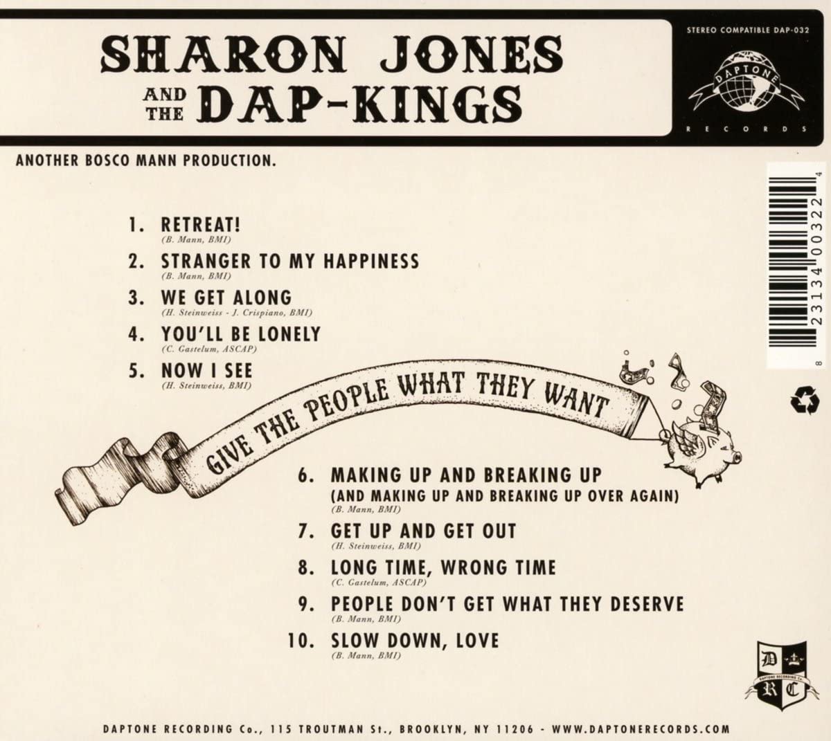 SHARON JONES & THE DAP KINGS - GIVE THE PEOPLE WHAT THEY WANT - Imagem 2