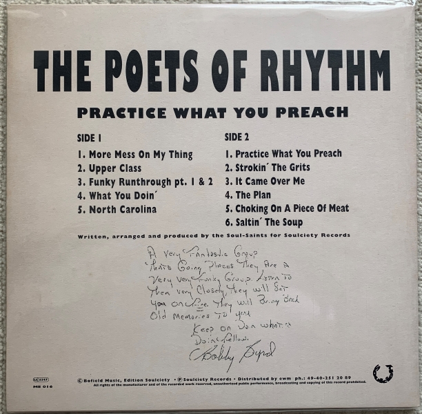 THE POETS OF RHYTHM - PRACTICE WHAT YOU PREACH - Imagem 2