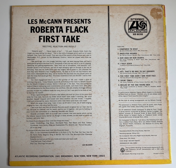 ROBERTA FLACK - FIRST TAKE - Imagem 2