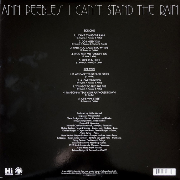 ANN PEEBLES - I CAN'T STAND THE RAIN - Imagem 2