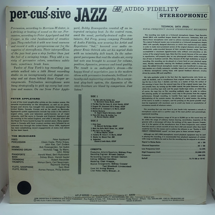 PETER APPLEYARD - PERCUSSIVE JAZZ - Imagem 2