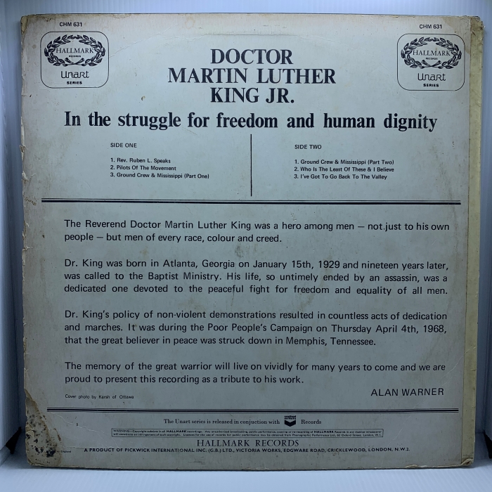 DOCTOR MARTIN LUTHER KING JR - IN THE STRUGGLE FOR FREEDOM AND HUMAN DIGNITY - Imagem 2