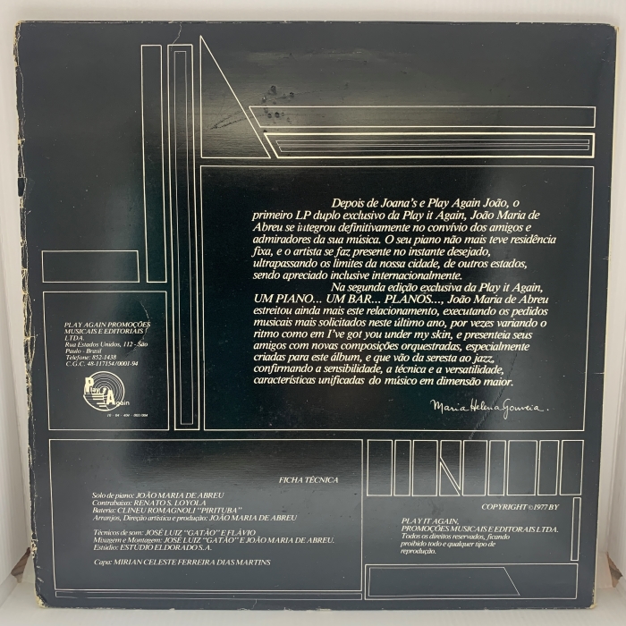 JOÃO MARIA DE ABREU - UM PIANO... UM BAR... PLANOS... - Imagem 2