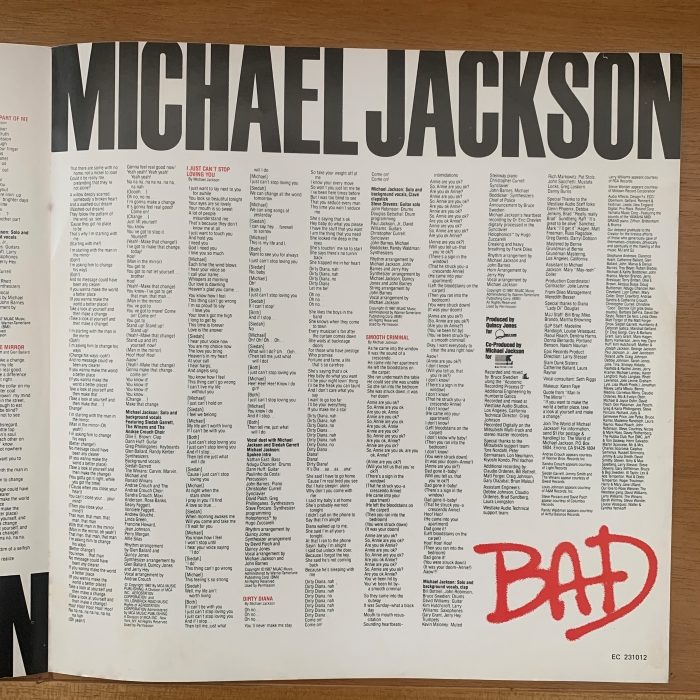 MICHAEL JACKSON - BAD - Imagem 8