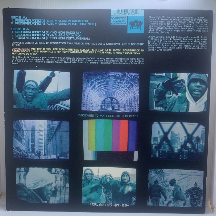 MOS DEF & TALIB KEWLI ARE BLACKSTAR - RESPIRATION - Imagem 2