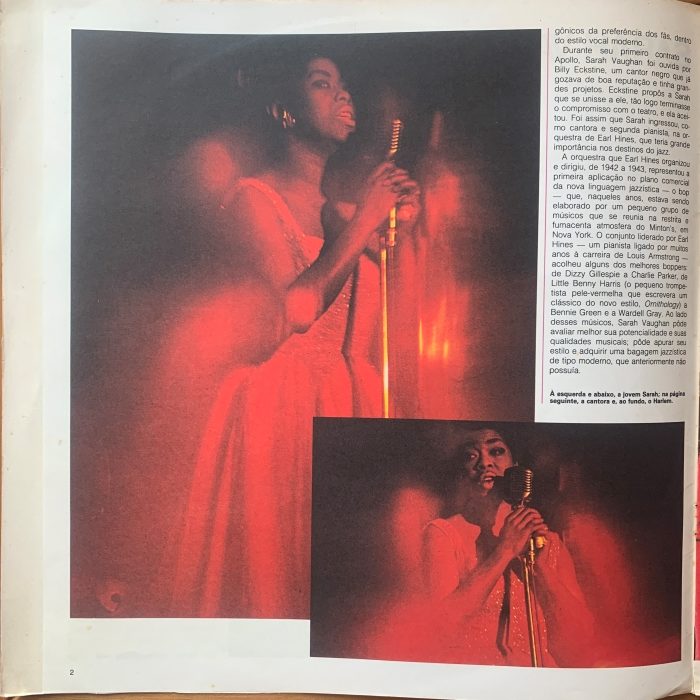 SARAH VAUGHAN - A EMOCIONANTE VOZ DO BEBOP - Imagem 5