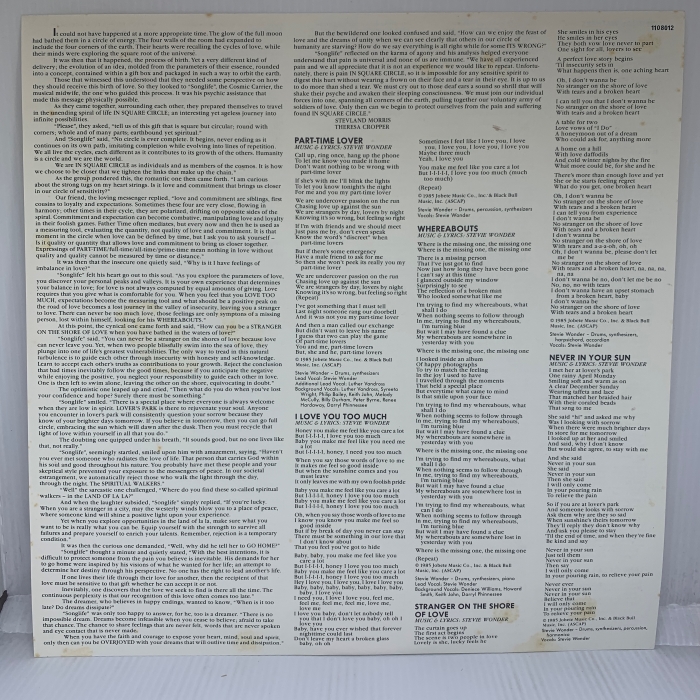 STEVIE WONDER - IN SQUARE CIRCLE - Imagem 4