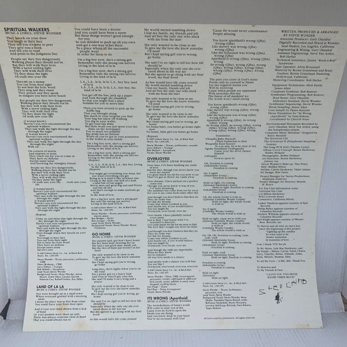 STEVIE WONDER - IN SQUARE CIRCLE - Imagem 5