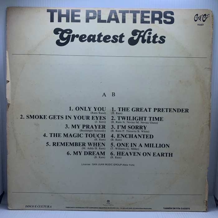THE PLATTERS - GREATEST HITS - Imagem 2