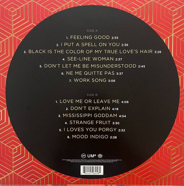 ニーナ・シモン feeling good 限定Red Vinyl ニーナ・シモン feeling good 限定Red Vinyl Amazon.com: Feeling Good